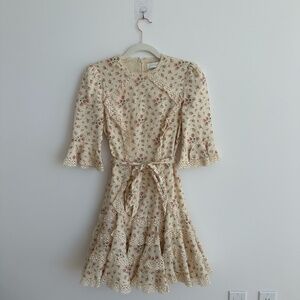 Zimmermann Mini Flower Dress Size Small